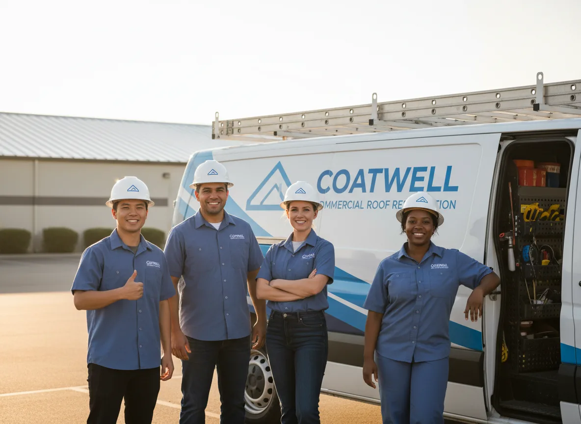 Commercial roof coating company in Dallas, WI